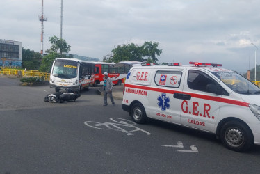 El accidente lo atendió el GER.
