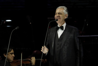 Andrea Bocelli en Bogotá.