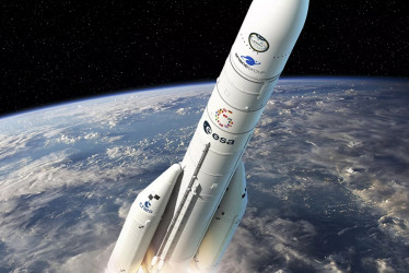 El Ariane 6  es un nuevo modelo de lanzador de gran tamaño financiado y gestionado por la Agencia Espacial Europea (ESA).
