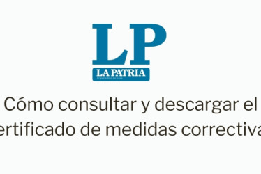 Cómo consultar y descargar el certificado de medidas correctivas en Colombia