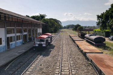 Estación del corredor férreo en La Caldas (Caldas). 