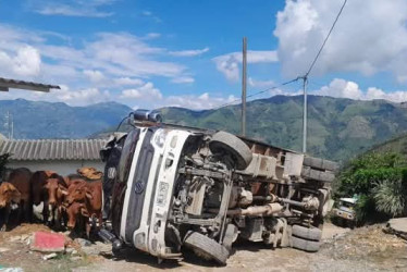 El accidente fue en una vía del Norte de Caldas. 