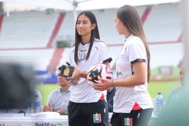 Camila Orozco y Saray Rodríguez, refuerzos del Once Caldas para jugar la Liga Femenina 2025.