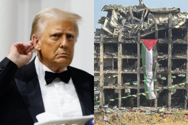 Donald Trump, afirmó que Estados Unidos "tomará el control" de la Franja de Gaza a largo plazo y la reconstruirá, convirtiéndola en la nueva "Riviera de Oriente Medio". 