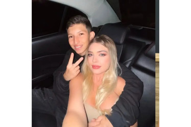 El caldense Cris Valencia y Yana Karpova.