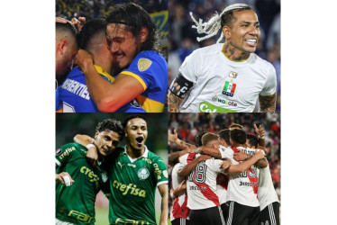 El ranking suramericano de clubes es dominado por los equipos argentinos y brasileños; los colombianos están en la segunda página. 