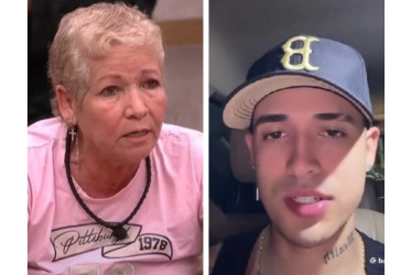 La Abuela y Daniel, su hijo.