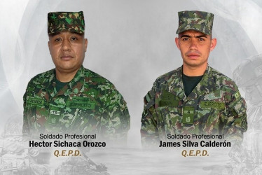 En el accidente murieron dos uniformados y dos más quedaron heridos.