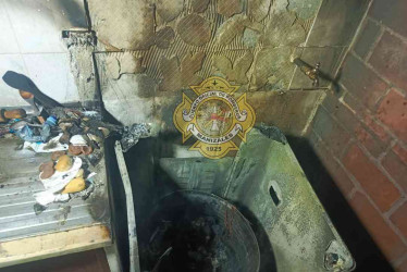 El incendio lo atendió Bomberos.