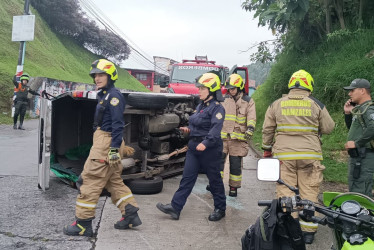 El accidente en Ruta 30.