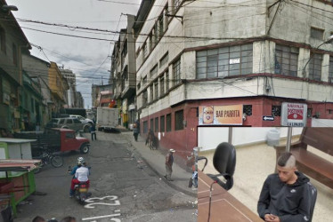   Foto google maps| LA PATRIA En esta esquina de la Galería fue la reciente captura de Jhon Alexánder González Valencia