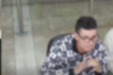 Colla, el capturado, en audiencia.