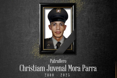 Christiam Juvenal Mora Parra murió el pasado sábado tras una emboscada en Córdoba.