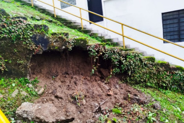 Foto | Cortesía | LA PATRIA  Las escalas del medio son las que están desmoronándose. 