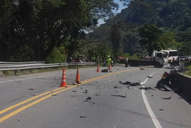 El accidente fue entre 3 automotores.