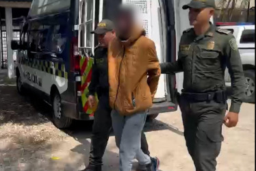 El sujeto capturado en el Oriente de Caldas.