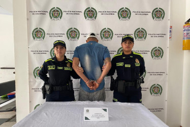 El hombre capturado este sábado.