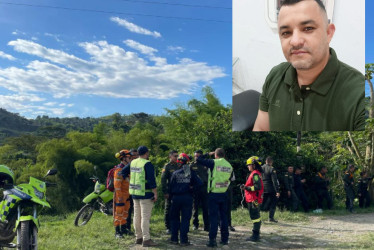 El intendente extraviado, al parecer, en una quebrada.