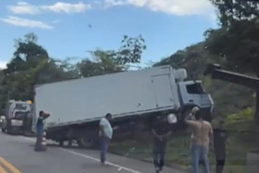 En este punto quedó el automotor 