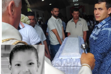 El sepelio de la menor.