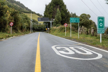 Vía Manizales-Murillo