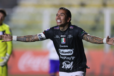 Dayro Moreno fue la figura anoche en La Paz (Bolivia), en donde marcó los tres goles con los cuales el Once Caldas venció 2-3 a GV San José.