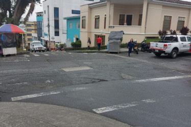 Foto | Cortesía | LA PATRIA  Esta es la zona donde se nota más el deterioro de la señalización. 