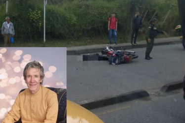 José Gabriel Patiño Muriel, de 62 años, se accidentó por Arrayanes.