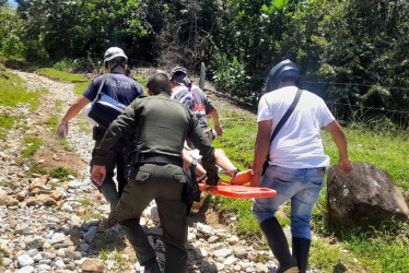 La extracción de la niña se dificultó debido a que la zona donde ocurrió el accidente es apartada.