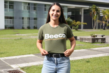 Carolina Gallo es la fundadora de Beeco, una empresa que funciona en la ciudad desde hace cuatro años. 