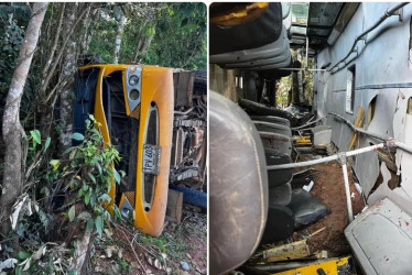 El accidente de los menores.