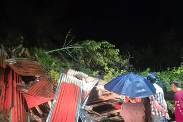  Un derrumbe afectó una vivienda en el casco urbano de Pensilvania (Caldas).