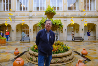 El presidente colombiano, Gustavo Petro, inauguró la exposición 'Gabo vive en la Casa de Nariño', como un homenaje a Gabriel García Márquez, a quien definió como "el colombiano más universal".