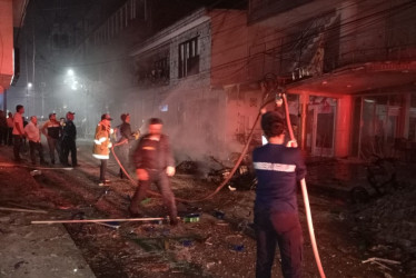 Explosión frente a un puesto de Policía en La Plata (Huila).