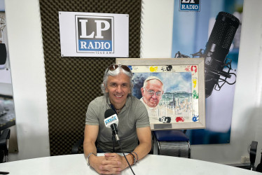 Luis Fernando Echeverri, artista plástico de Manizales. 