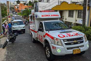 Al menor lesionado le prestaron primeros auxilios y lo llevaron a un hospital de Manizales.