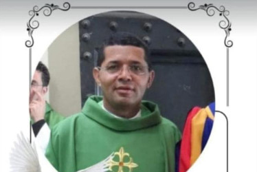 El sacerdote caldense José Martín Serna Jurado, fallecido este lunes 28 de abril en Brasil.