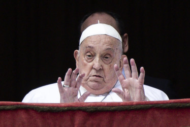 La última aparición en público del papa Francisco este Domingo de Resurrección.