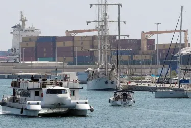 Puerto de Valencia, España, donde llegaban los contenedores con la droga.
