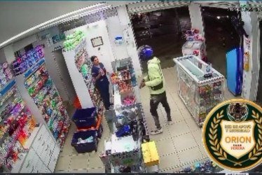 Los hechos sucedieron en una droguería ubicada en el barrio Santa Mónica de Dosquebradas en la noche del martes 22 de abril