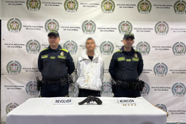 El capturado sería un sicario proveniente del Valle del Cauca y su objetivo era atacar a un grupo de personas.