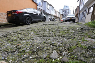 Así se encuentra la calle 47A con carrera 27.