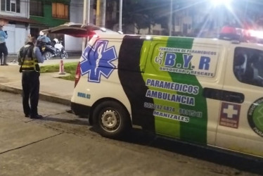 Dos personas resultaron lesionadas tras el accidente que ocurrió en la tarde de este lunes en Manizales.