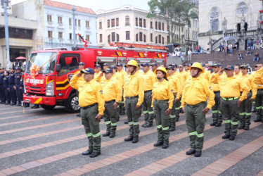 El año pasado, Bomberos de Anserma recibió una máquina extintora. Se esperaba que fueran cuatro las que llegaran.