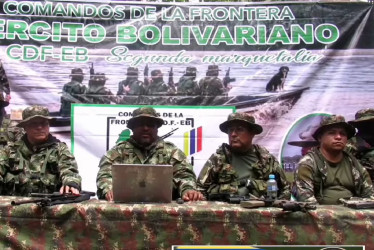 El disidente abatido pertenecía al grupo Comandos de la Frontera.