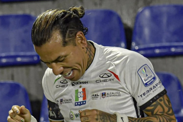 Dayro Moreno, el goleador del Once Caldas, estará este martes en Aranzazu en una visita de labor social y comunitaria.