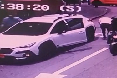 El robo del dinero ocurrió en el Centro de Manizales, en la calle 25 con carrera 23.