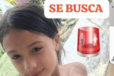 La menor que estaría desaparecida