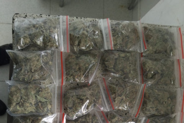 Lo encontrado a uno de los detenidos