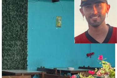 Sitio del homicidio.